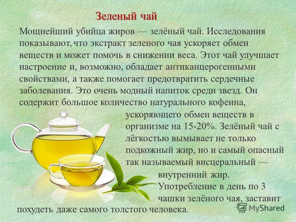 Зеленый Чай На Диете Можно