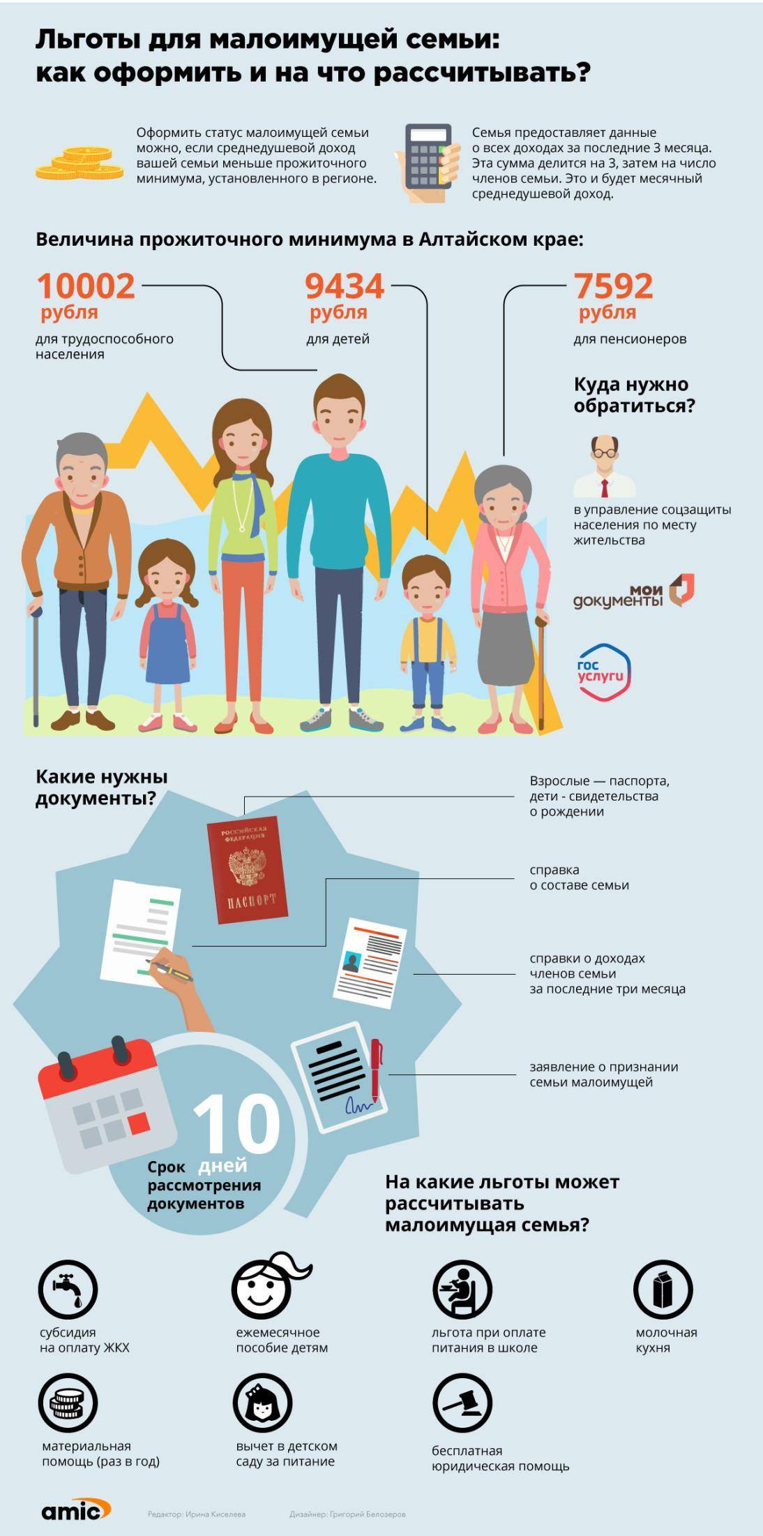 Многодетные семьи в российской федерации: перечень положенных льгот и нормативная основа их предоставления