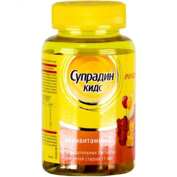 Супрадин кидс — разновидности витаминов для детей и подростков, инструкция по применению и побочные эффекты