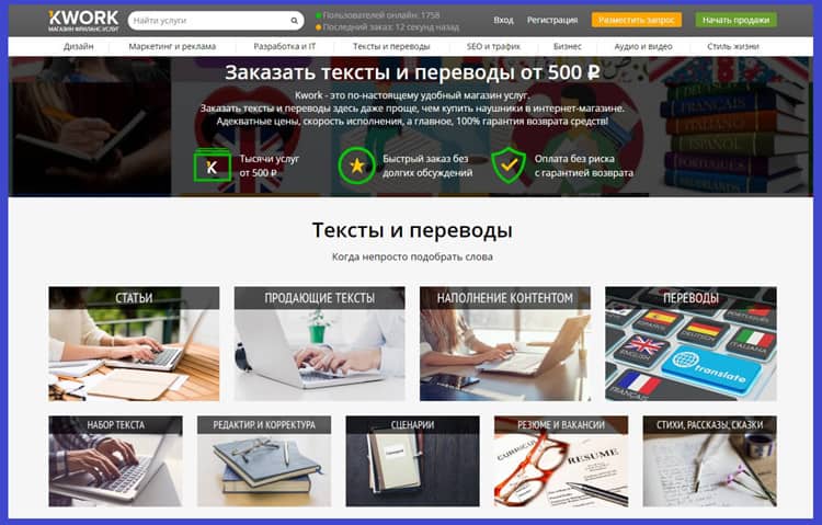 Как заработать на kwork.ru: отзывы о бирже, как работать новичку, плюсы и минусы кворка | kadrof.ru