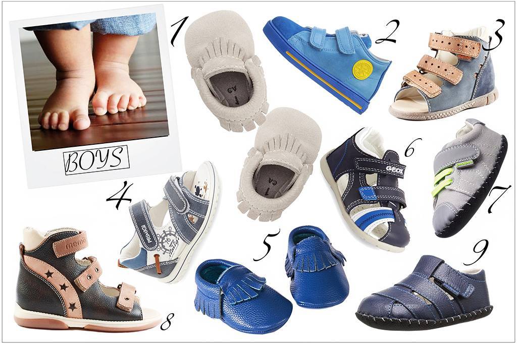 Первые шаги: как выбрать самую лучшую обувь для ребенка, начинающего ходить?