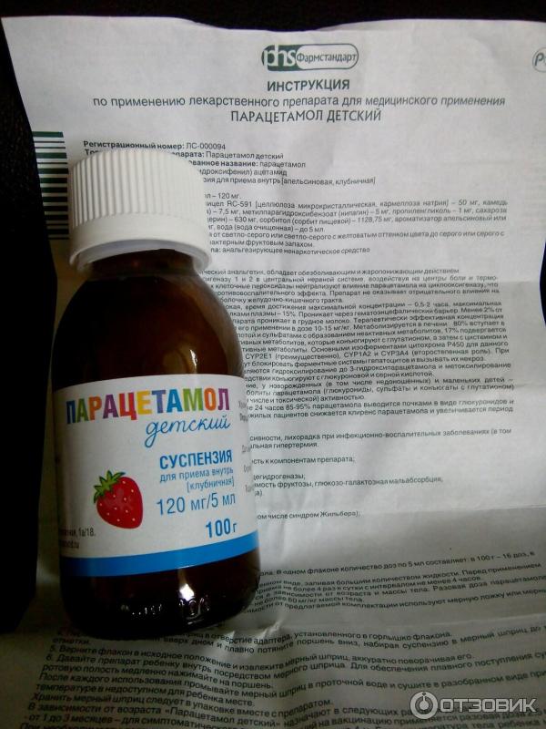 Парацетамол детский − инструкция по применению, дозировка суспензии