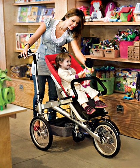 Комфортный детский велосипед коляска — удачное приобретение