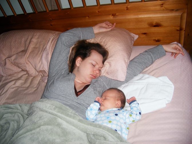 Совместный сон с новорожденным ребенком: за и против