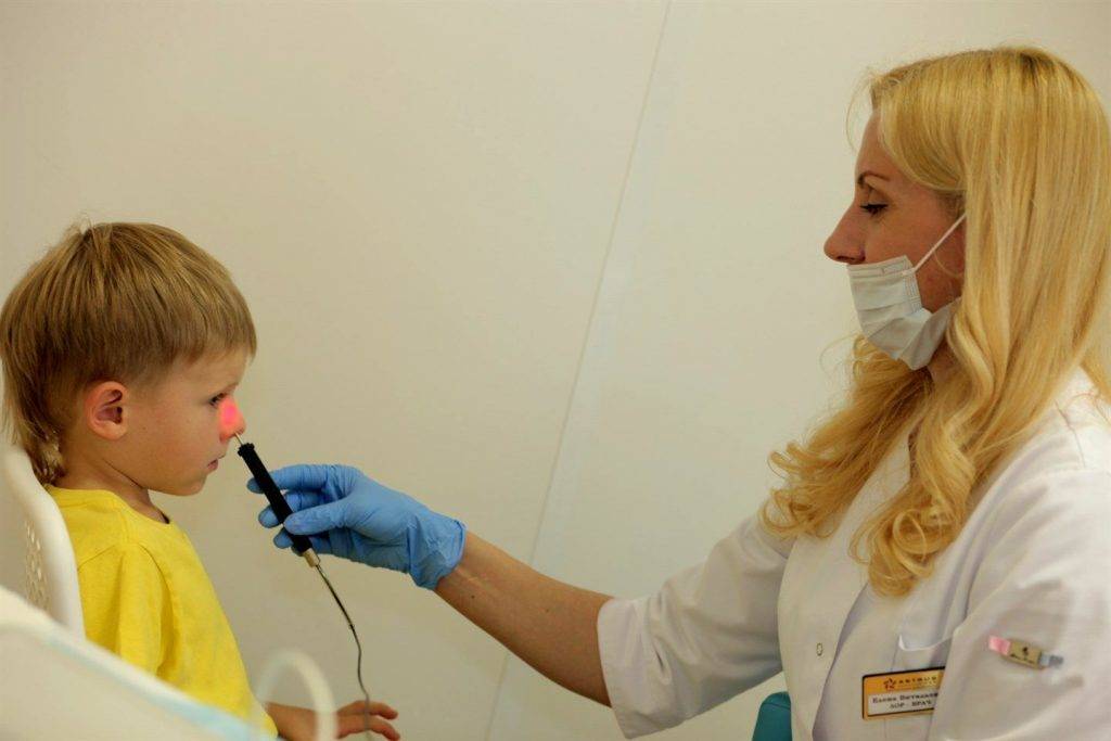 Лечение аденоидов лазером у детей (лазеротерапия)