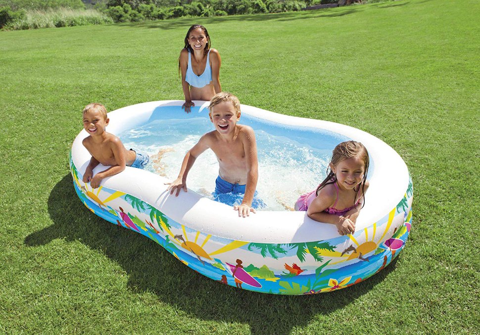 Детские надувные и каркасные бассейны на лето для дачи
