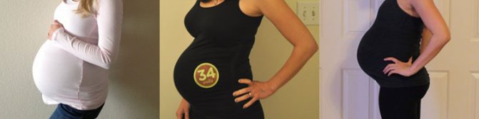 34 неделя беременности: что происходит с плодом и будущей мамой?