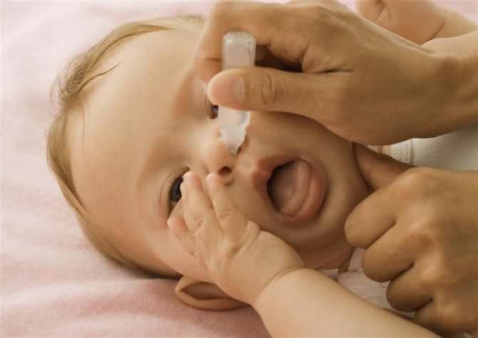 Как капать капли в нос новорожденному? | медик03