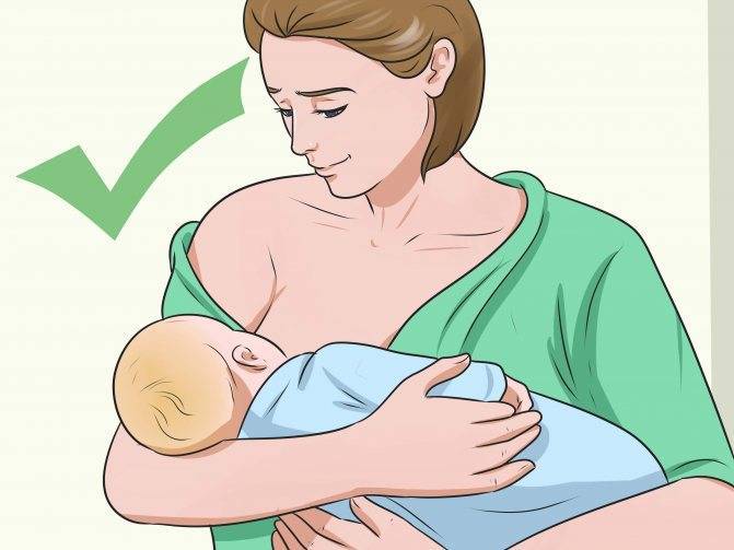 Как правильно прикладывать новорожденного к груди для кормления