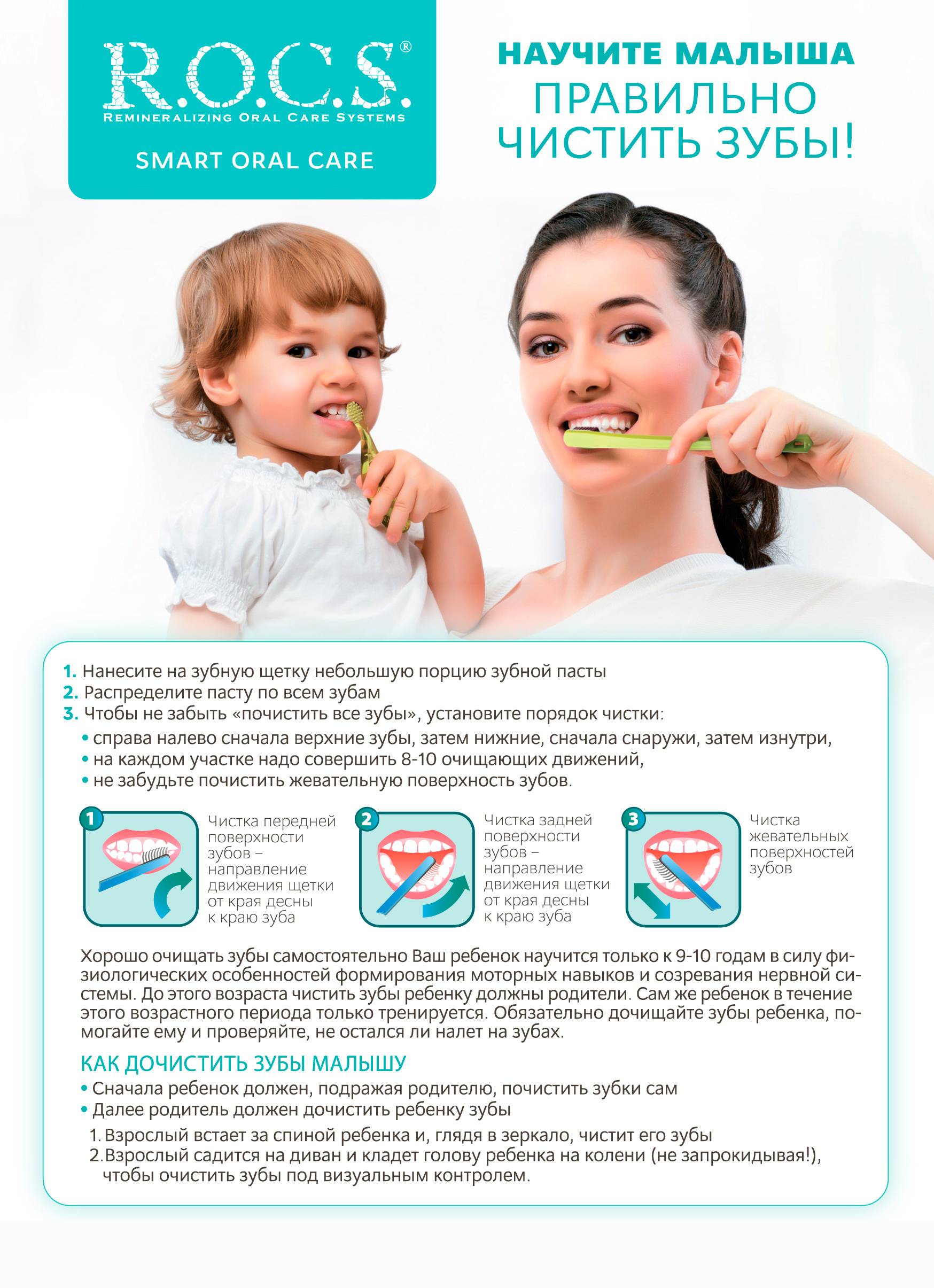 Когда начинать чистить зубы ребенку и как правильно это делать