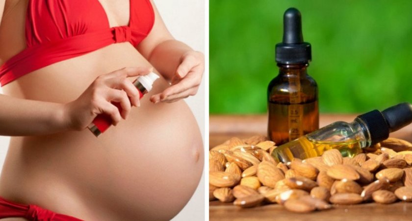 Миндальное масло при беременности против растяжек