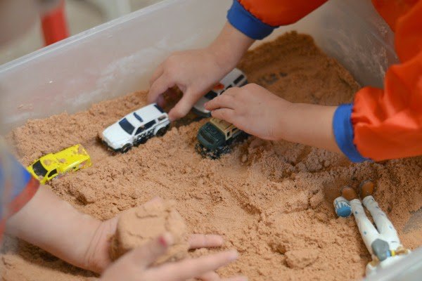 Приёмы работы с кинетическим песком в детском саду