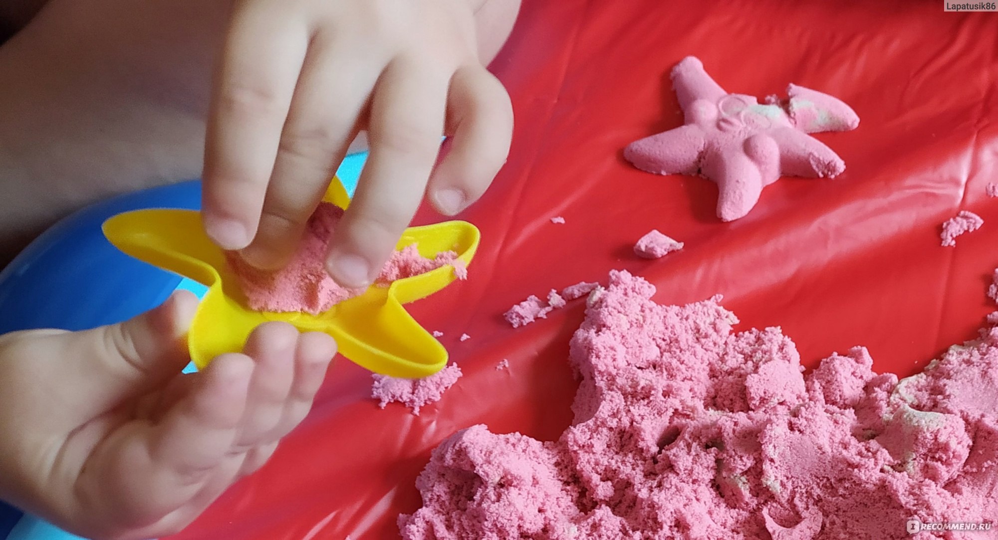 Кинетический песок для детей – как выбрать, как сделать самостоятельно