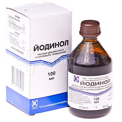 Инструкция по применению препарата «йодинол» для полоскания горла детям и взрослым, как разводить
