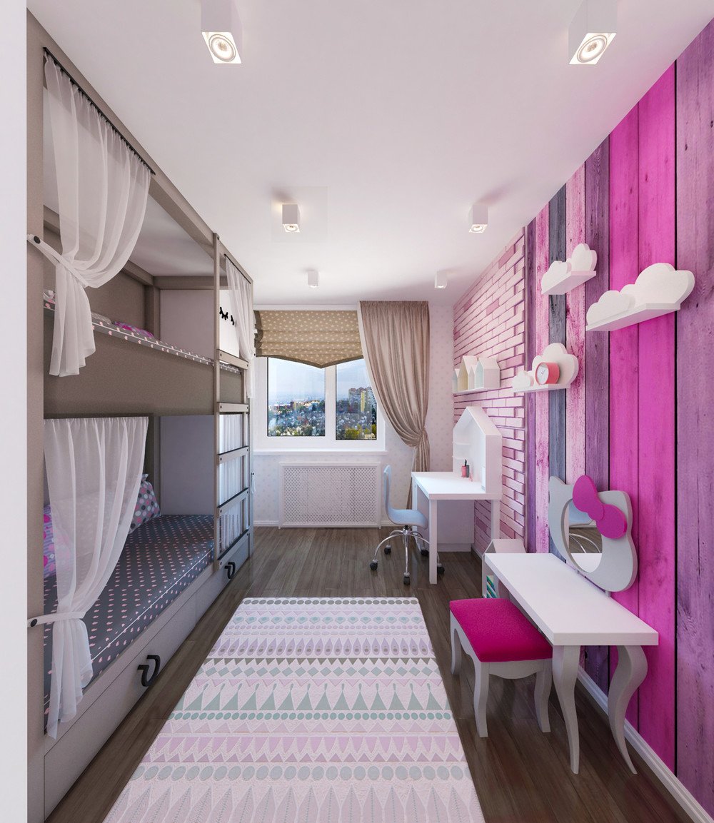 Планировка детской комнаты: 15 интересных дизайн проектов детской комнаты
