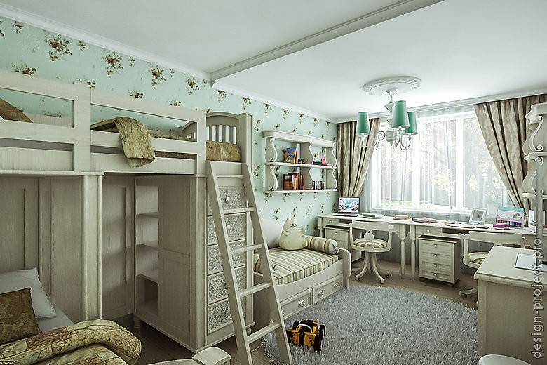 Комната для мальчика и девочки: планировка, дизайн интерьера для двух детей разного пола