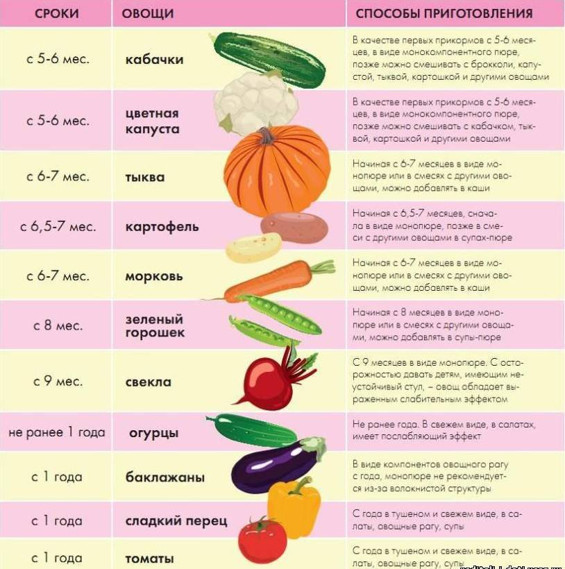 Овощи для детей (17 фото): рецепты блюд. какие овощи можно давать ребенку в 6-8 месяцев и чем они полезны?