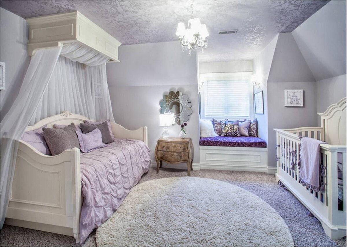 Спальня, совмещенная с детской (57 фото): тонкости зонирования комнаты, интерьер родительской спальни с кроваткой