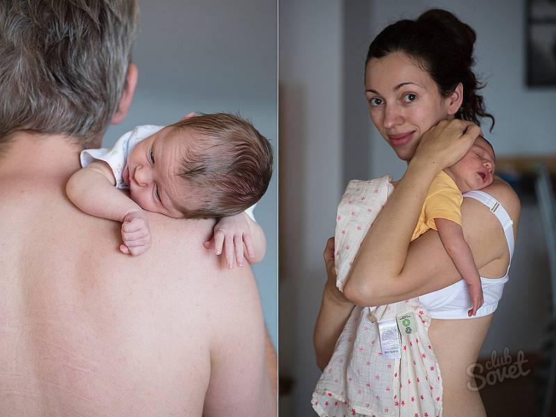 Как правильно держать новорожденного, как носить и класть кроху