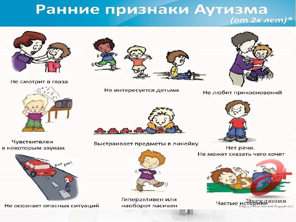 Признаки аутизма у детей 3-4 лет