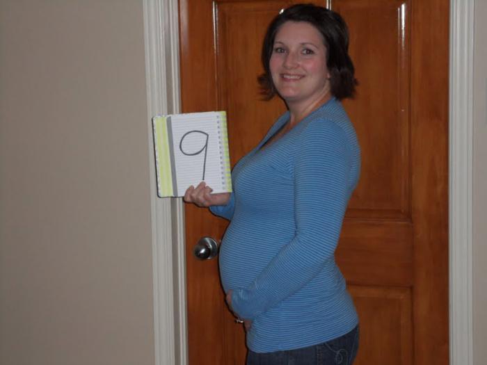 9 недель беременности: плод и мама