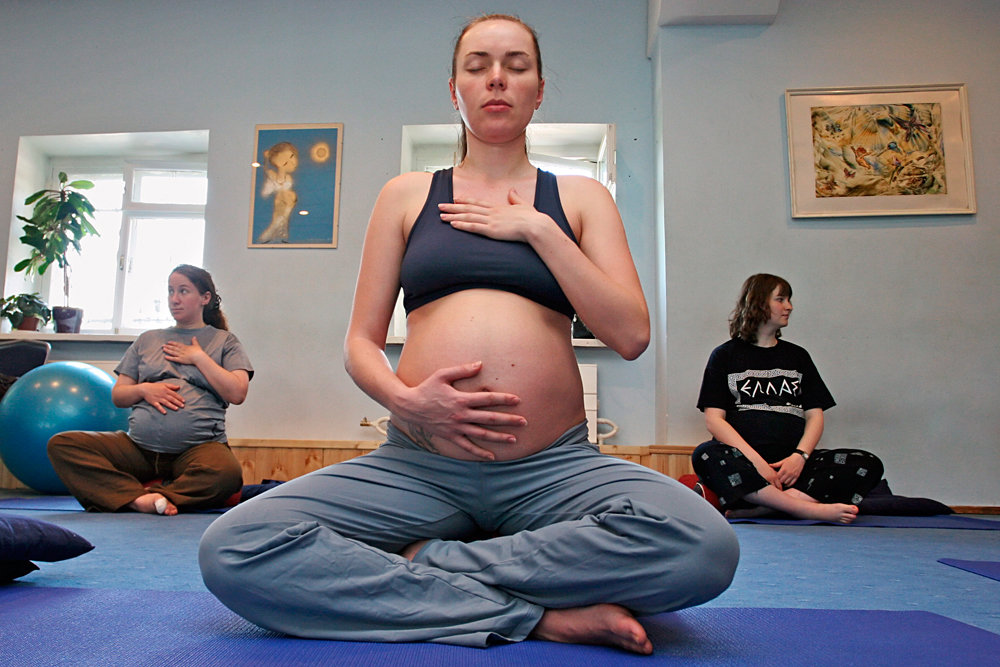 Гимнастика для беременных: мама в форме!