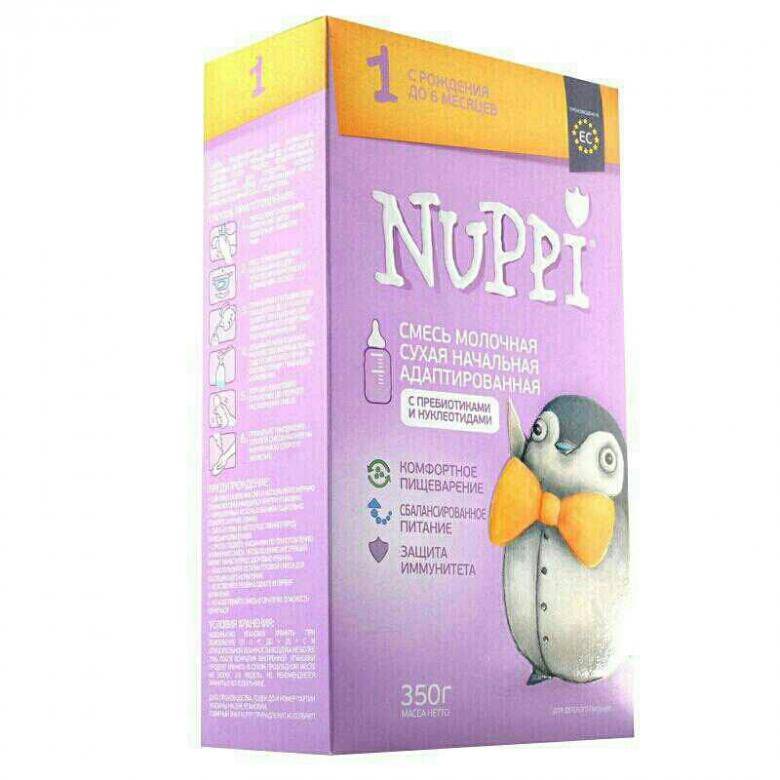 Обзор смесей “Нуппи” (Nuppi) для новорожденных: состав детского питания и отзывы педиатров