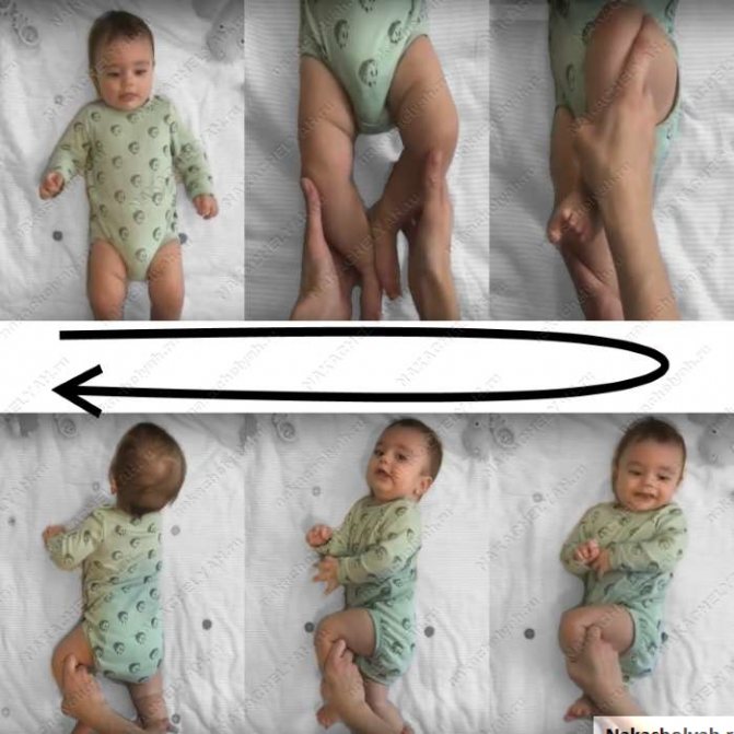 Как научить малыша переворачиваться со спины на животик