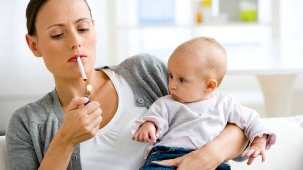 Курение при грудном вскармливании | уроки для мам