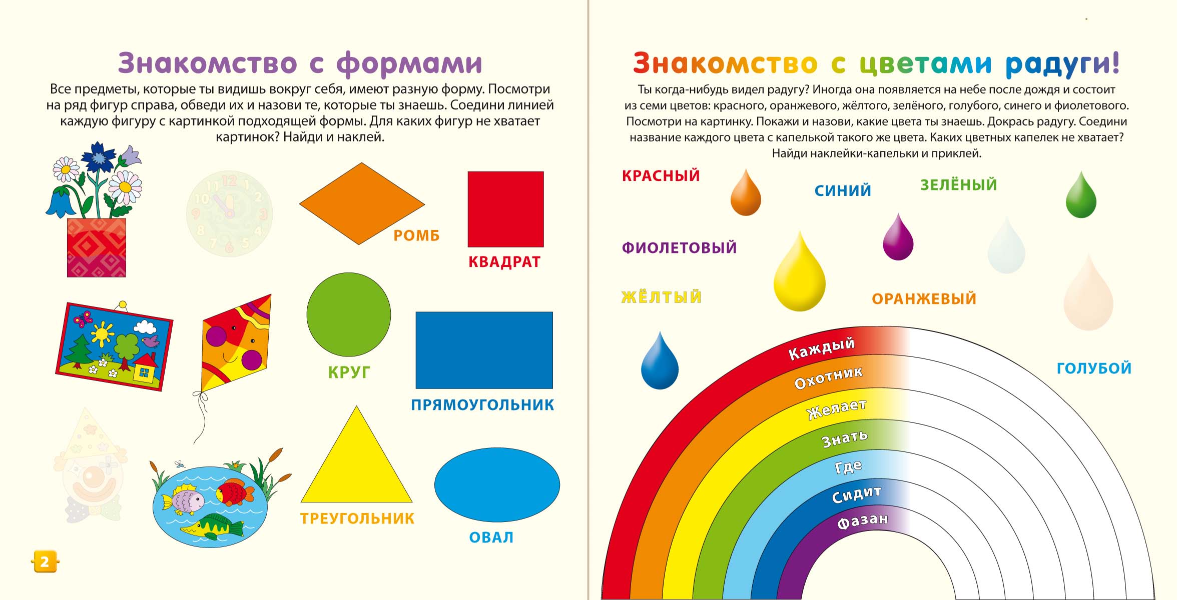Методики как быстро научить ребенка различать основные цвета