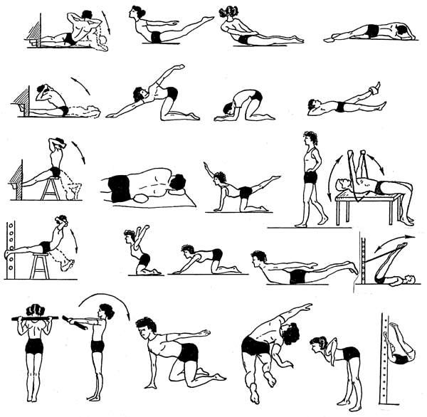 Упражнения, лфк, гимнастика при сколиозе 1, 2, 3 и 4 степени, эффективная дыхательная гимнастика