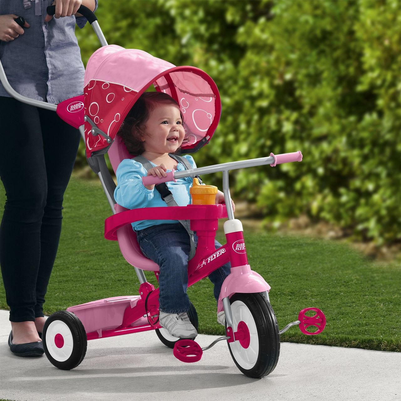 Велосипед с коляской для мамы и ребенка: особенности и советы по выбору