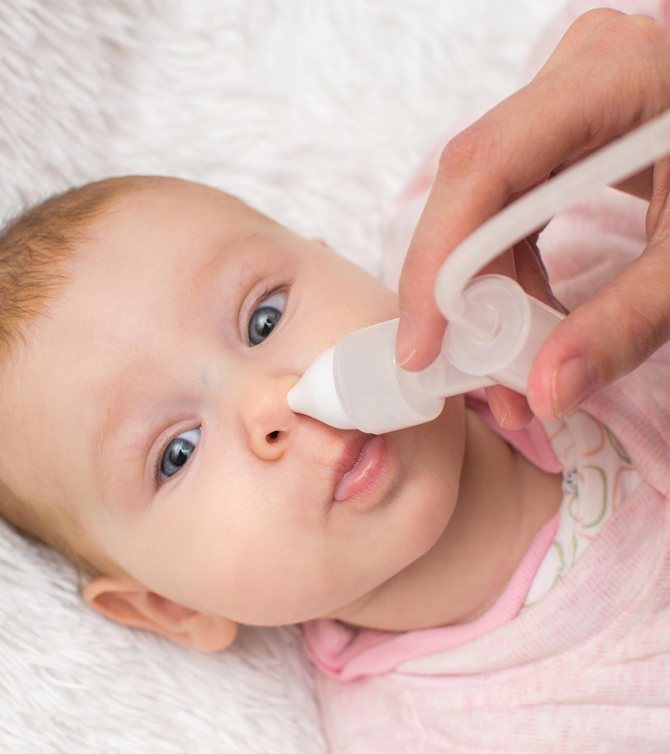 Как промыть нос физраствором ребенку в возрасте от 1 до 4 лет