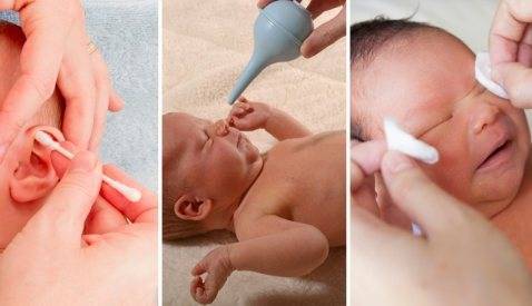 Как чистить нос новорожденному