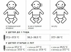 У пятимесячного малыша температура 37,5: что делать?