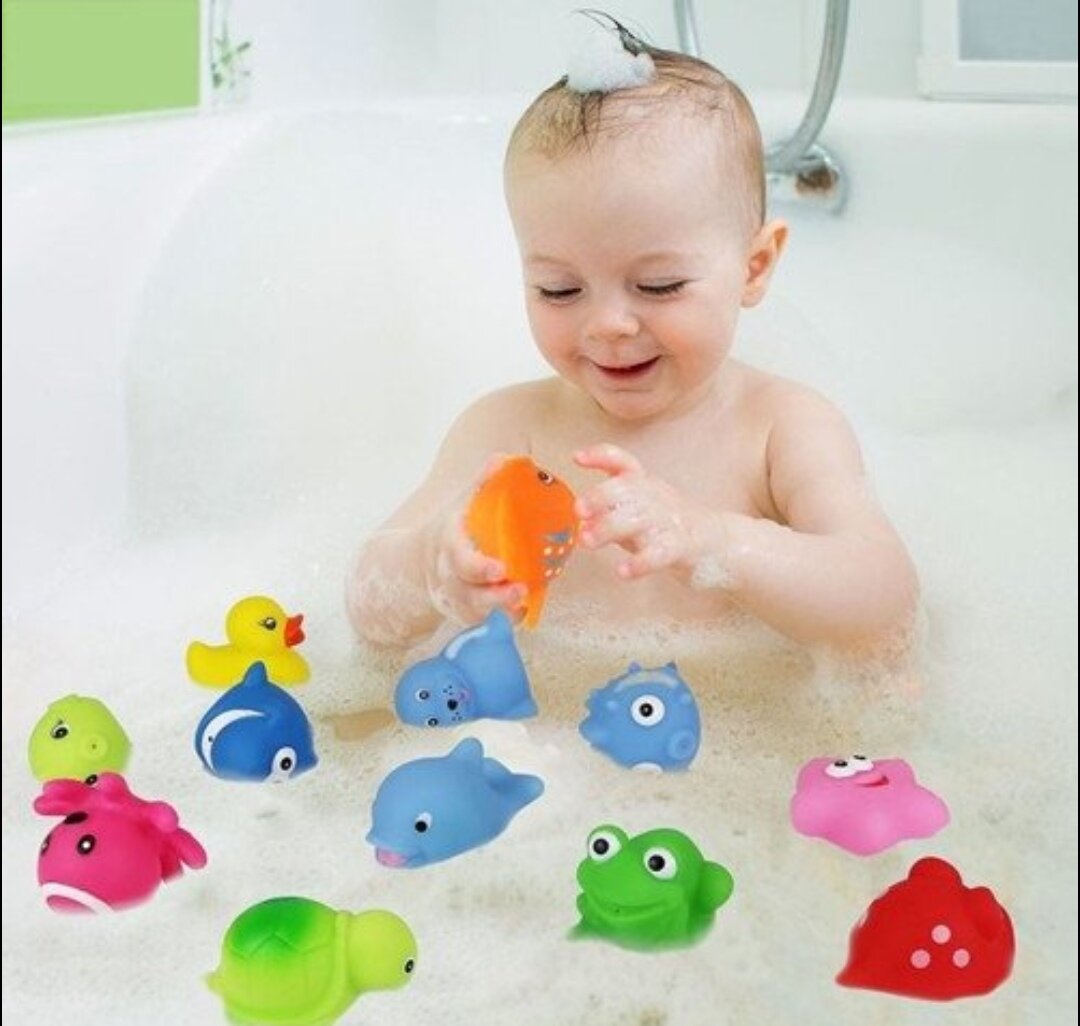 Чем занять ребенка в ванной