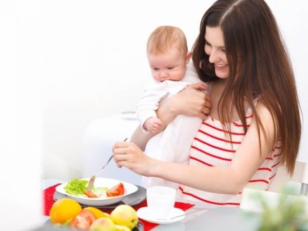 Питание кормящей мамы: таблица по месяцам – диета при кормлении новорожденного грудным молоком