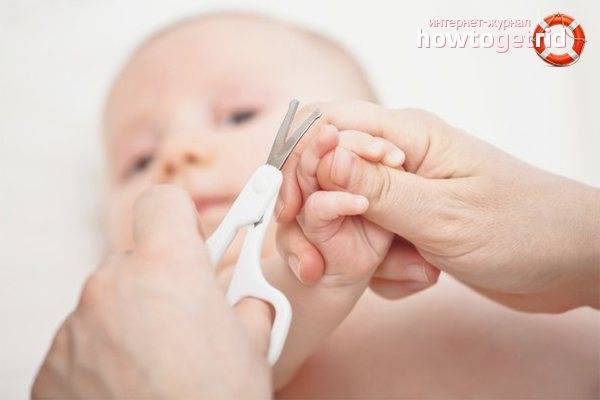 Когда можно подстригать ногти новорожденному - всё о грудничках