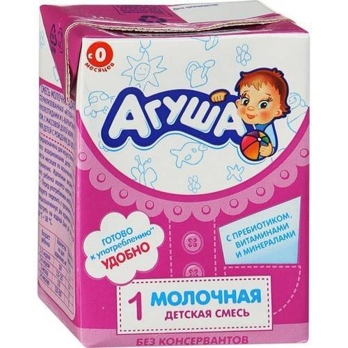 Детская кисломолочная смесь «агуша-2» с 6 месяцев: состав, инструкция