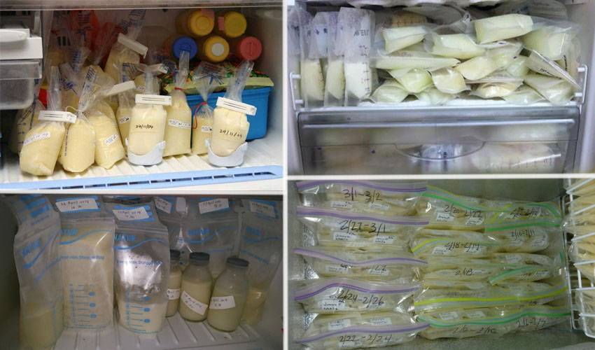 Как заморозить грудное молоко: сроки хранения