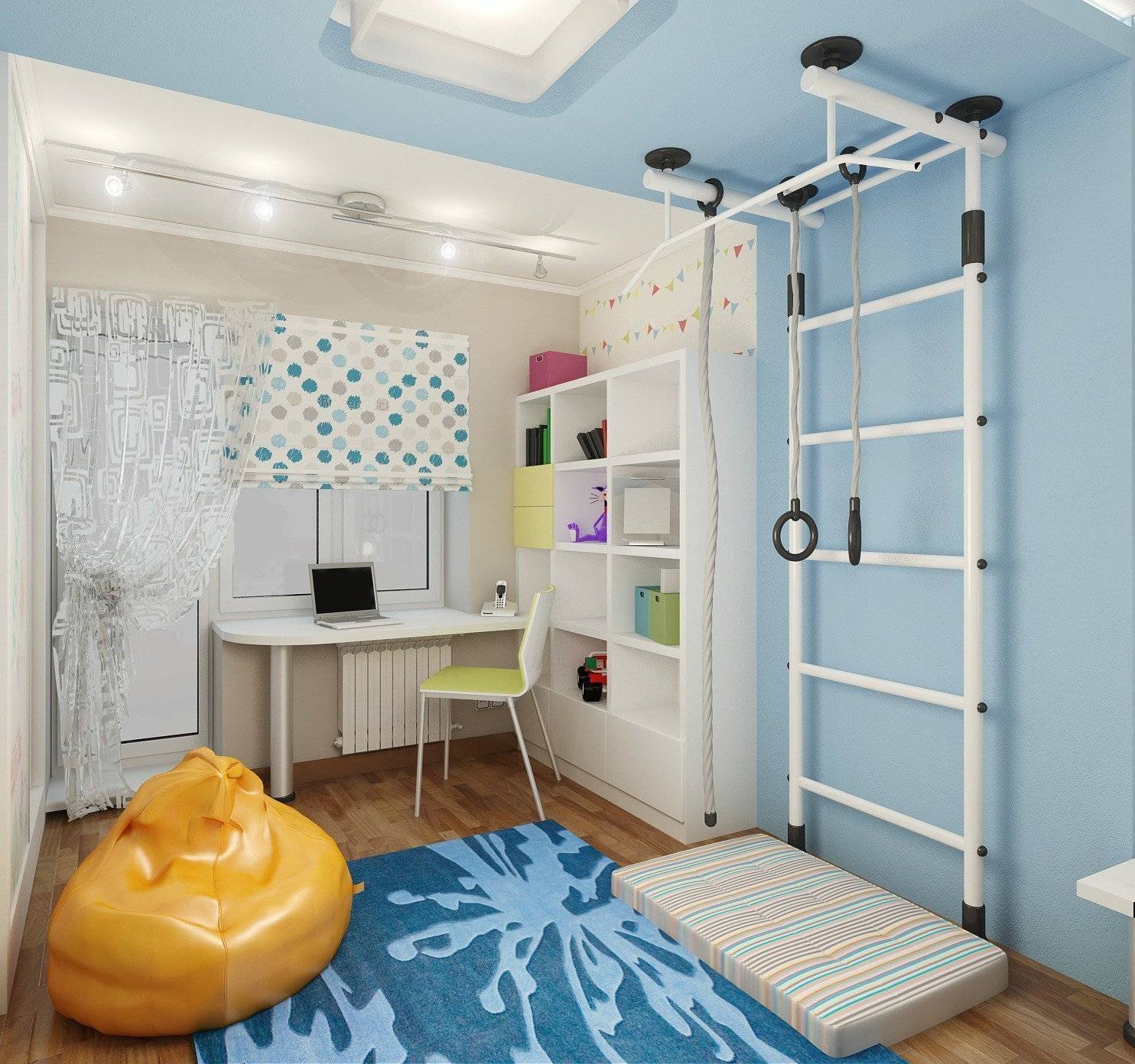 Дизайн комнаты для девочки 12 кв.м.: оформление, цвет - 75 фото
