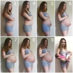Когда начинает расти грудь при беременности?
