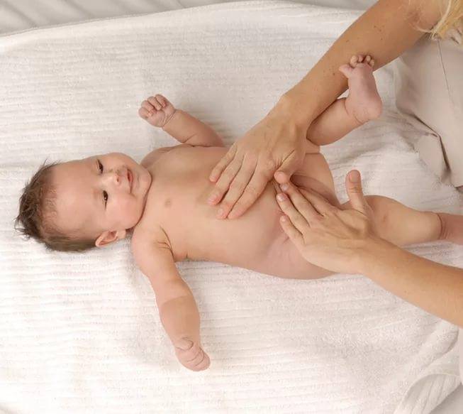 Техника массажа от колик у новорождённых
