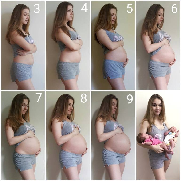 Почему при беременности большой живот: причины, размеры